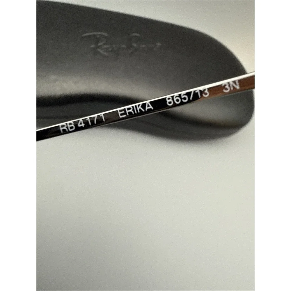 Ray-Ban Erika RB4171 Polarized Tortoise Brown Sunglasses 865/13 Brown Lens &Case